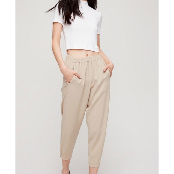 ARITZIA BABATON Dexter Pull-on Tuxedo pants-L - Picture 3 of 12